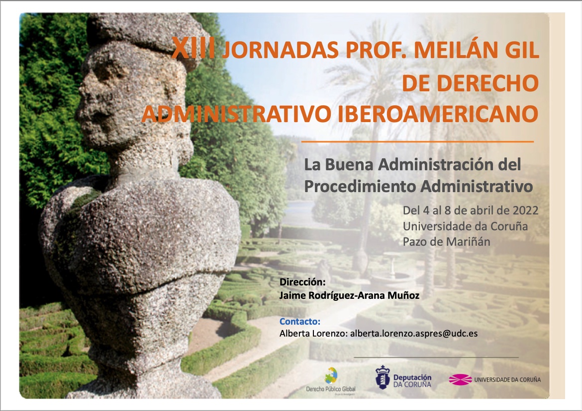 Inscripciones abiertas: XIII Jornadas Iberoamericanas de Derecho Administrativo